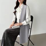 ジレ ベスト レイヤードアウター | COCOMOMO | 詳細画像17 