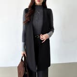 ジレ ベスト レイヤードアウター | COCOMOMO | 詳細画像4 