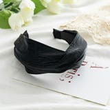 ブラック | ヘアバンド カチューシャ ヘアアクセサリー | COCOMOMO