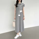 ロングワンピース フレンチリーブ 夏ワンピース | COCOMOMO | 詳細画像19 