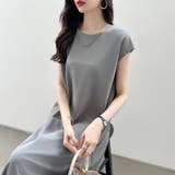 ロングワンピース フレンチリーブ 夏ワンピース | COCOMOMO | 詳細画像24 