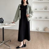 ロングワンピース フレンチリーブ 夏ワンピース | COCOMOMO | 詳細画像39 