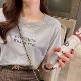 Tシャツ ロゴT 半袖カットソー | COCOMOMO | 詳細画像10
