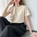 【大人フェミニン】 アシメフリルTシャツ フリルトップス | COCOMOMO | 詳細画像22