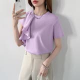 【大人フェミニン】 アシメフリルTシャツ フリルトップス | COCOMOMO | 詳細画像39