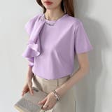 【大人フェミニン】 アシメフリルTシャツ フリルトップス | COCOMOMO | 詳細画像41