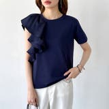 【大人フェミニン】 アシメフリルTシャツ フリルトップス | COCOMOMO | 詳細画像53