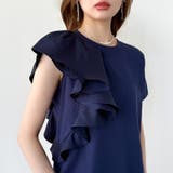 【大人フェミニン】 アシメフリルTシャツ フリルトップス | COCOMOMO | 詳細画像59