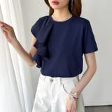 【大人フェミニン】 アシメフリルTシャツ フリルトップス | COCOMOMO | 詳細画像61