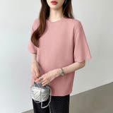 ワッフルtシャツ カットソー 半袖Tシャツ | COCOMOMO | 詳細画像17 