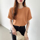 ワッフルtシャツ カットソー 半袖Tシャツ | COCOMOMO | 詳細画像19 