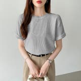 ワッフルtシャツ カットソー 半袖Tシャツ | COCOMOMO | 詳細画像18 