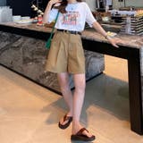 ハーフパンツ ハイウエスト ショートパンツ | COCOMOMO | 詳細画像2