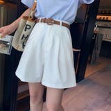 ハーフパンツ ハイウエスト ショートパンツ | COCOMOMO | 詳細画像6