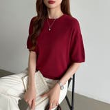 サマーニット オフィスカジュアル クルーネックニット | COCOMOMO | 詳細画像62