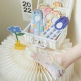 靴下 レディース くるぶし シースルー ソックス 花柄 スマイル シアー 韓国 | COCOMOMO | 詳細画像4