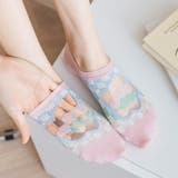 靴下ソックスレディース くるぶし丈ソックス 韓国デザインシアー靴下 | COCOMOMO | 詳細画像12 