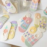靴下ソックスレディース くるぶし丈ソックス 韓国デザインシアー靴下 | COCOMOMO | 詳細画像2 