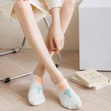 靴下ソックスレディース くるぶし丈ソックス 韓国デザインシアー靴下 | COCOMOMO | 詳細画像7 
