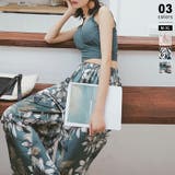 グリーン | タンキニ水着 体型カバー水着 ワイドパンツ | COCOMOMO