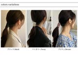 ワイヤーポニー ヘアアクセサリー フェイクレザーワイヤーポニー | COCOMOMO | 詳細画像11 