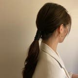 ワイヤーポニー ヘアアクセサリー フェイクレザーワイヤーポニー | COCOMOMO | 詳細画像2 