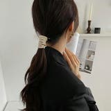 ワイヤーポニー ヘアアクセサリー フェイクレザーワイヤーポニー | COCOMOMO | 詳細画像4 