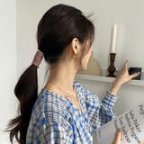 ワイヤーポニー ヘアアクセサリー フェイクレザーワイヤーポニー | COCOMOMO | 詳細画像9 