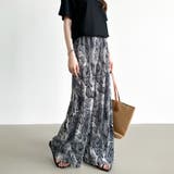 ワイドパンツ イージーパンツ プリーツワイドパンツ | COCOMOMO | 詳細画像34 