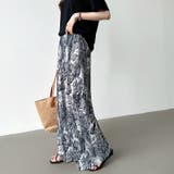 ワイドパンツ イージーパンツ プリーツワイドパンツ | COCOMOMO | 詳細画像35 