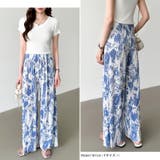 ワイドパンツ イージーパンツ プリーツワイドパンツ | COCOMOMO | 詳細画像44 