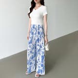 ワイドパンツ イージーパンツ プリーツワイドパンツ | COCOMOMO | 詳細画像45 