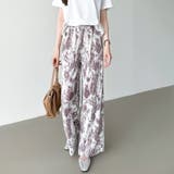 ワイドパンツ イージーパンツ プリーツワイドパンツ | COCOMOMO | 詳細画像48 