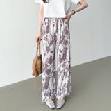 ワイドパンツ イージーパンツ プリーツワイドパンツ | COCOMOMO | 詳細画像52 