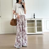 ワイドパンツ イージーパンツ プリーツワイドパンツ | COCOMOMO | 詳細画像53 