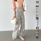 A | ワイドパンツ イージーパンツ プリーツワイドパンツ | COCOMOMO