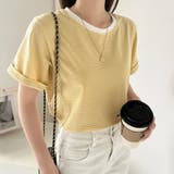 Tシャツ ボーダートップス カットソーレディース | COCOMOMO | 詳細画像21 
