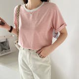 Tシャツ ボーダートップス カットソーレディース | COCOMOMO | 詳細画像24 