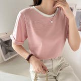 Tシャツ ボーダートップス カットソーレディース | COCOMOMO | 詳細画像26 