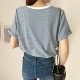 Tシャツ ボーダートップス カットソーレディース | COCOMOMO | 詳細画像30 