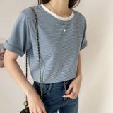 Tシャツ ボーダートップス カットソーレディース | COCOMOMO | 詳細画像32 