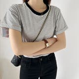 Tシャツ ボーダートップス カットソーレディース | COCOMOMO | 詳細画像34 