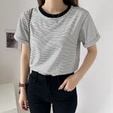 Tシャツ ボーダートップス カットソーレディース | COCOMOMO | 詳細画像35 
