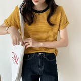 Tシャツ ボーダートップス カットソーレディース | COCOMOMO | 詳細画像13 