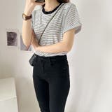 Tシャツ ボーダートップス カットソーレディース | COCOMOMO | 詳細画像36 
