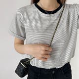 Tシャツ ボーダートップス カットソーレディース | COCOMOMO | 詳細画像37 