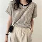 Tシャツ ボーダートップス カットソーレディース | COCOMOMO | 詳細画像5 