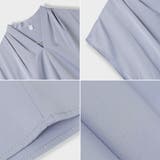 Vネックブラウス フレンチスリーブ オフィスカジュアル | COCOMOMO | 詳細画像25