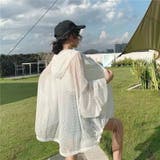 シアーパーカー シースルージップパーカー 薄手オーバーサイズパーカー | COCOMOMO | 詳細画像9