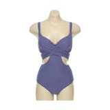 グレイ・ブルー | 水着 モノキニ ワンピース | COCOMOMO